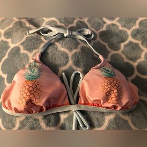 Pineapple Bikini Swim Bra Top